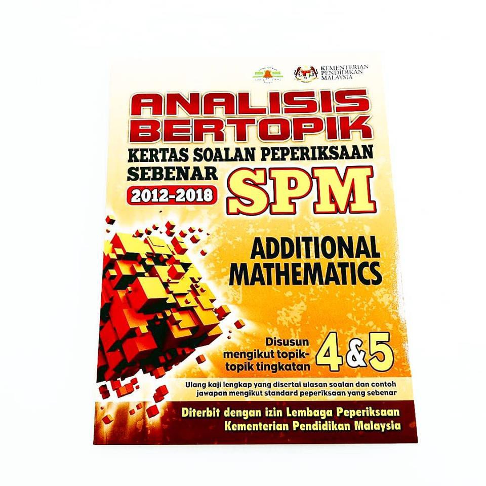 Analisis Bertopik Kertas Soalan Sebenar Spm 2012 2018 Shopee Malaysia