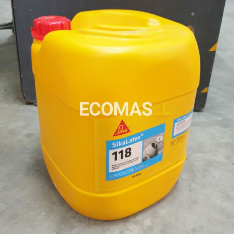 SIKA LATEX 118 (18L) WATERRESISTANT POLYMER BONDING AGENT AND MORTAR