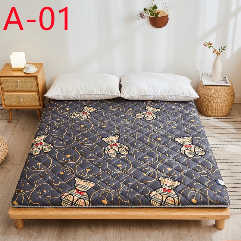 shopee: Low price 4 cm thickness Tatami Mattress Tilam Queen/Single Mattress Foldable Mattress (0:0:colour:A-01;1:1:size:Super single)