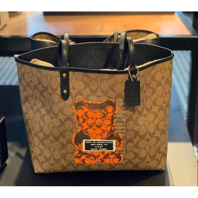 coach bear bag