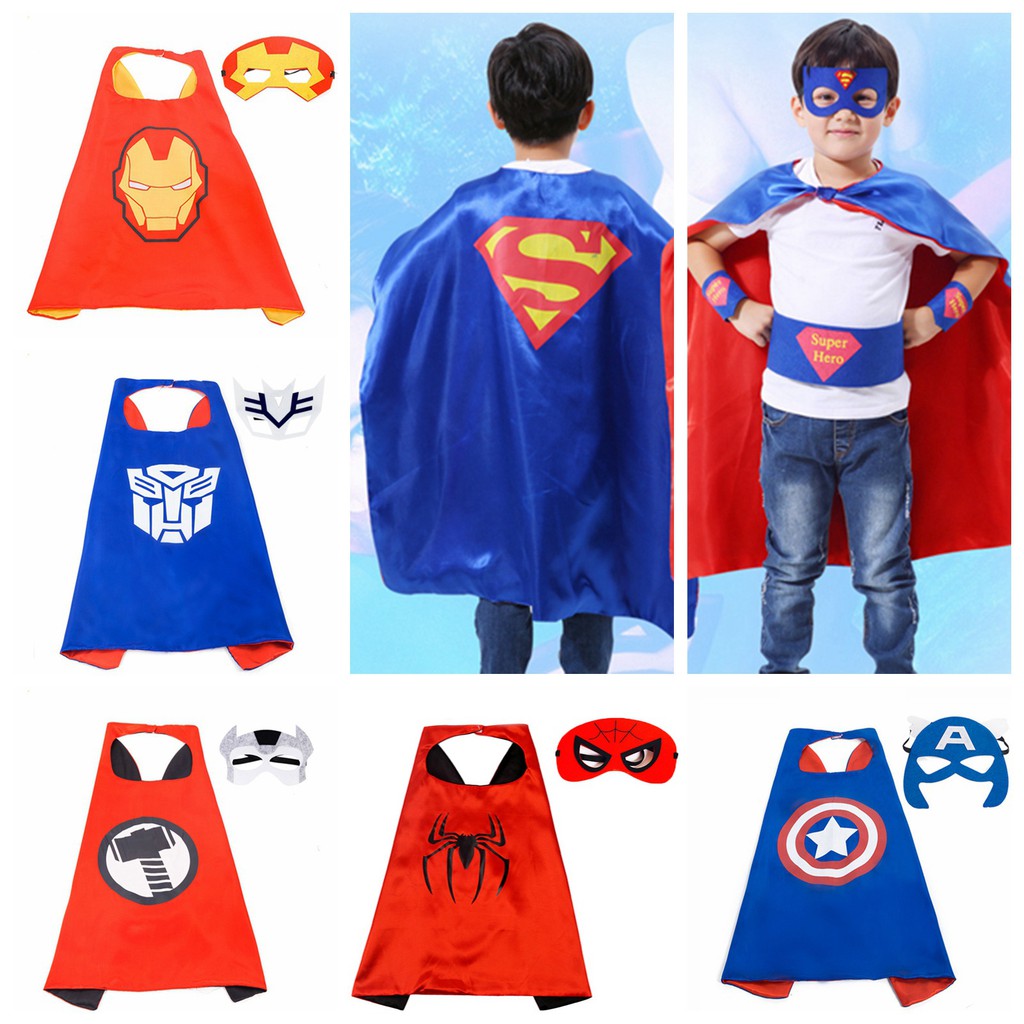 Toys & Games Kids Costumes 5PCS Superhero Capes with Masks with Storage ...