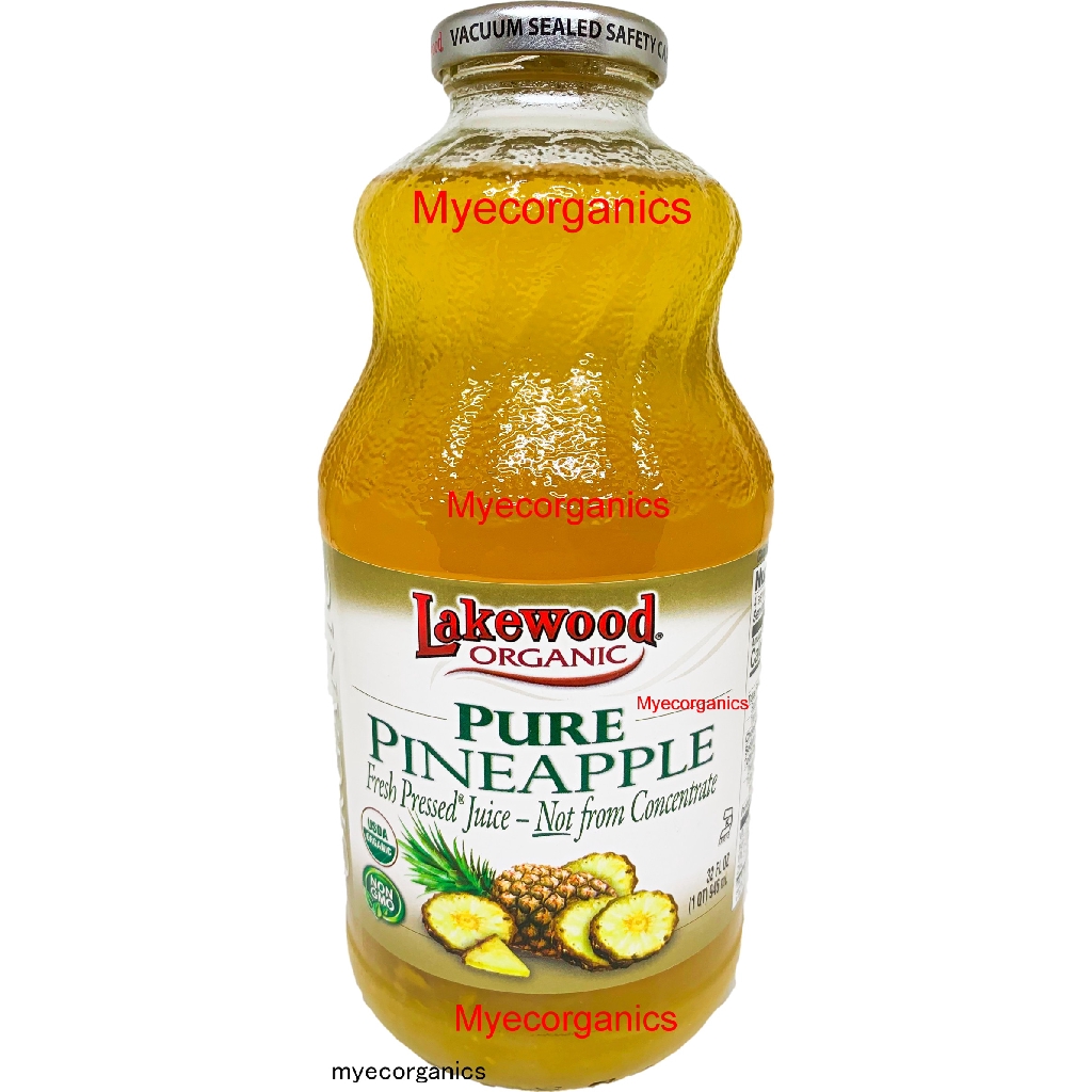 Lakewood Organic Pure Pineapple Juice 946ml, Exp 10/2021 Shopee Malaysia