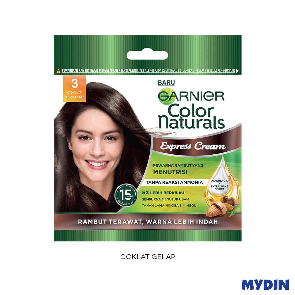 Garnier Color Naturals Express Cream Hair Color (40g) - 4 Colours