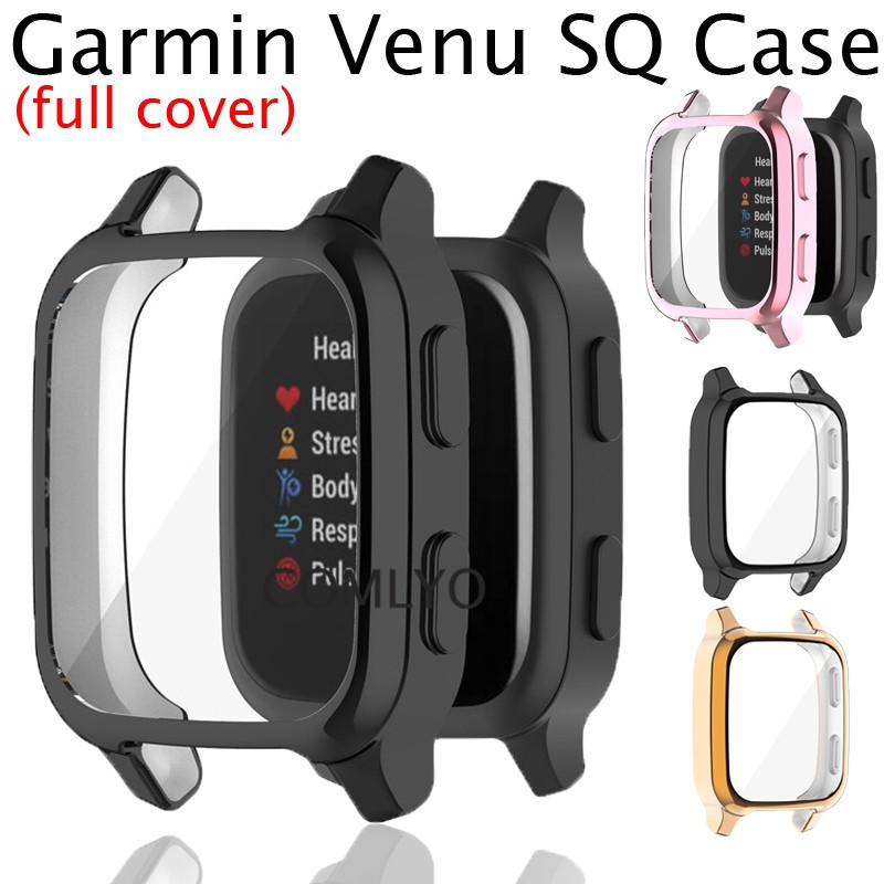For Garmin Venu sq music case smart watch full cover protective shell