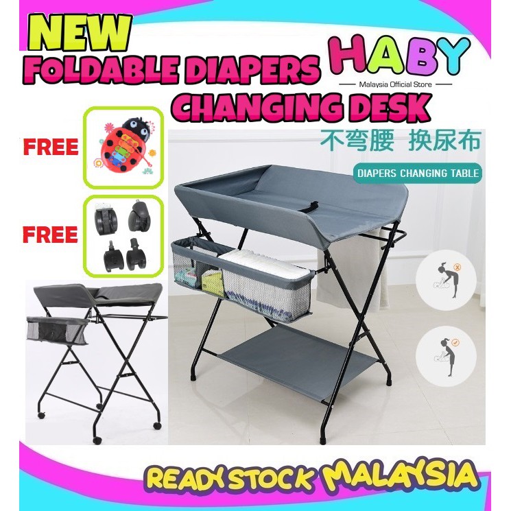 folding diaper changing table