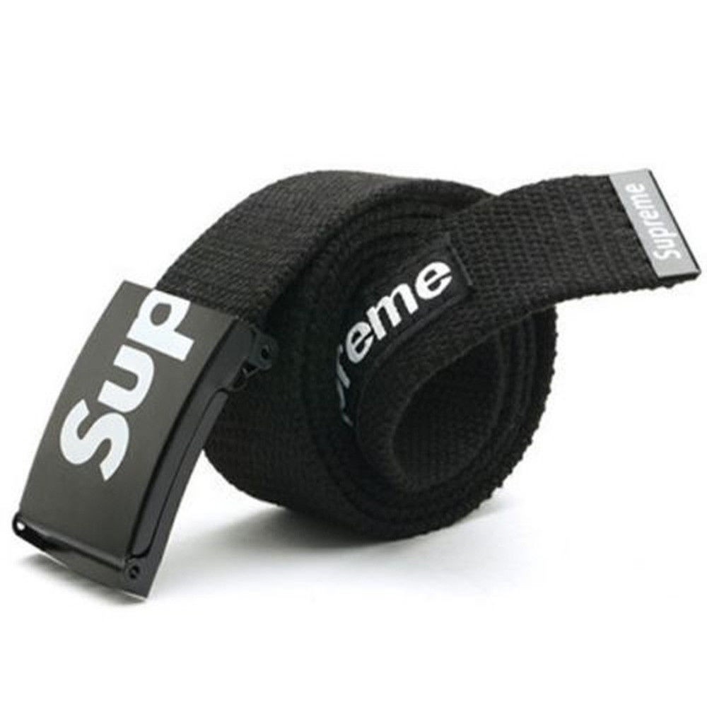 supreme canvas belt