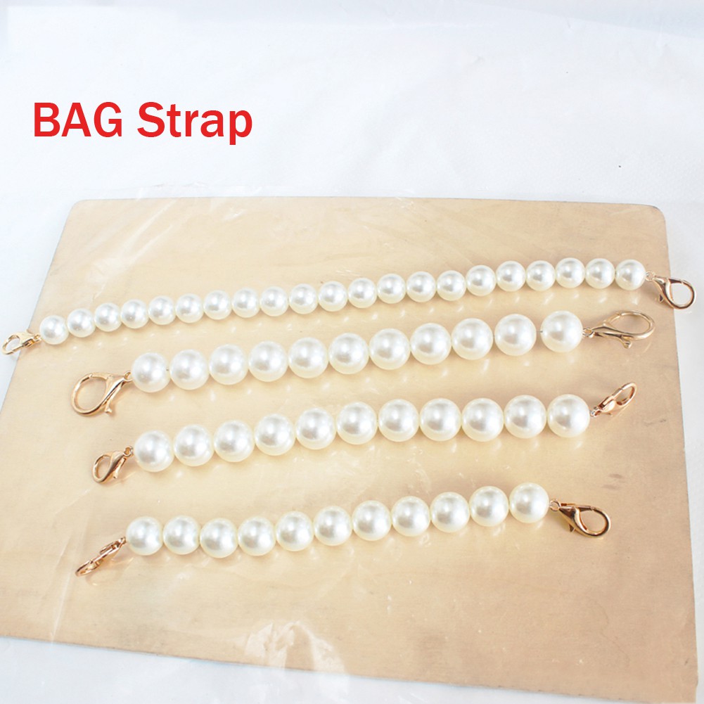 pearl handbag strap