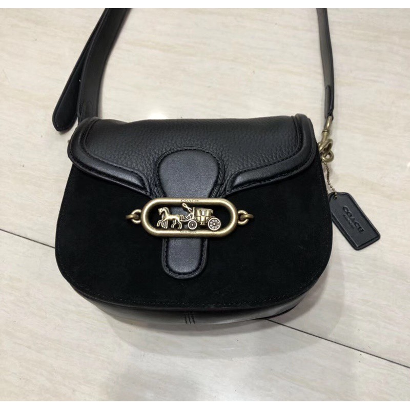 elle saddle bag coach