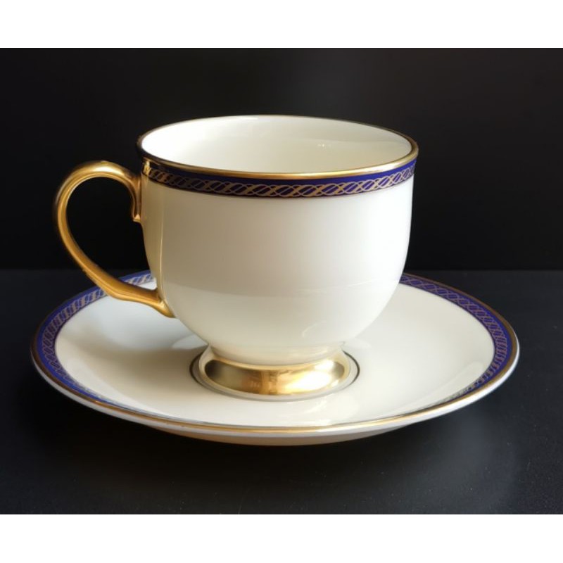 Lenox Made in USA Vintage Presidential Collection Hamilton Coffee Cup And Saucer