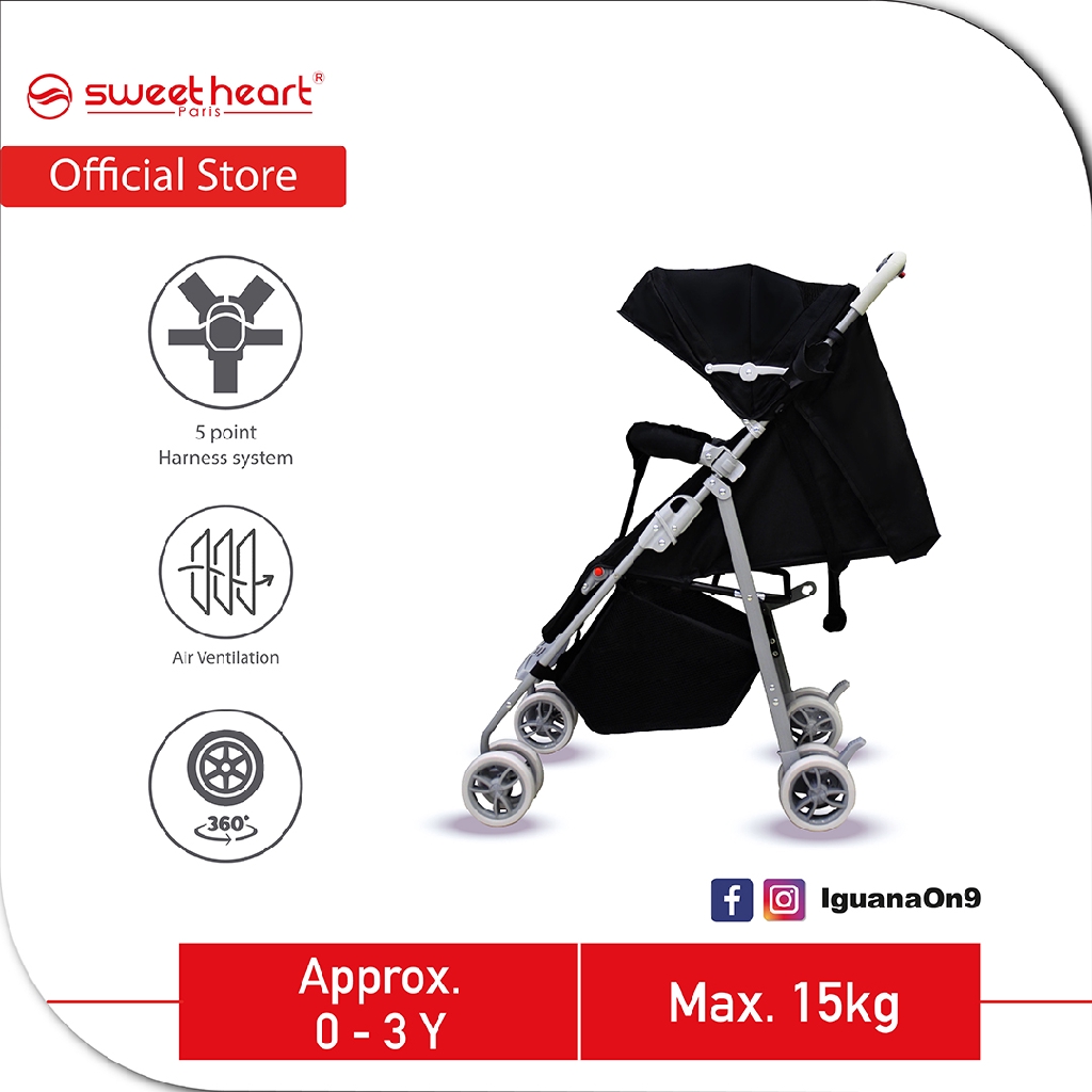 umbrella stroller 5 point harness