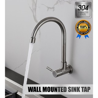 Paip Singki Dapur Deco Stainless Steel Pillar Kitchen Sink Tap Basuh Tangan Garfu Sudu Cawan Pinggan Shopee Malaysia