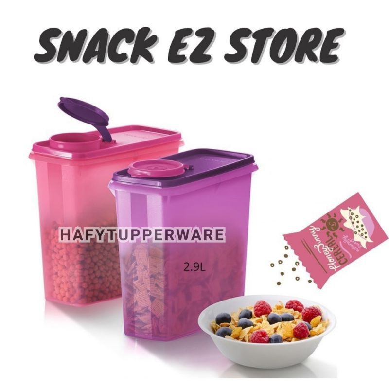 💥READY STOCK💥Tupperware Snack EZ Storer (1) 2.9L