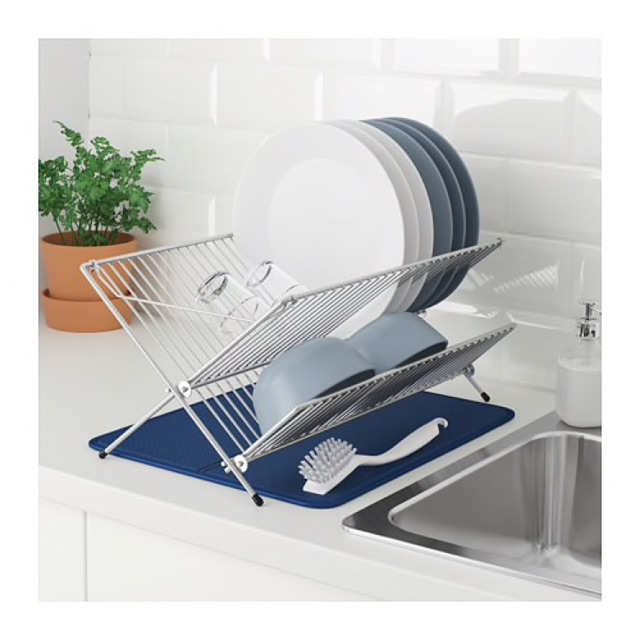 𝗥𝗘𝗔𝗗𝗬 𝗧𝗢 𝗦𝗛𝗜𝗣 Kvot Stainless Steel Drainer Dish Drainer Rak Pinggan Mangkuk Sink Drainer