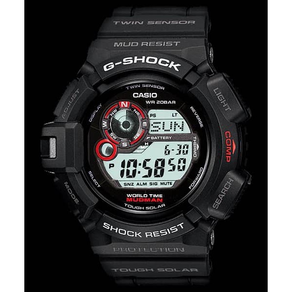 100 Original G Shock Mudman Red Eye G 9300 1 Dr 1 Year Warranty Shopee Malaysia