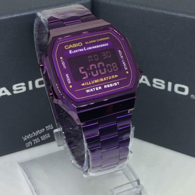 casio vintage purple