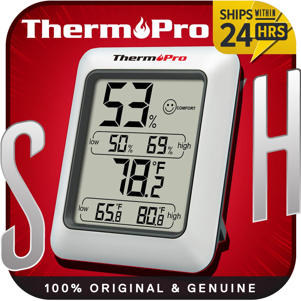 ThermoPro TP50 Room Thermometer Digital Indoor Hygrometer Monitor Temperature 