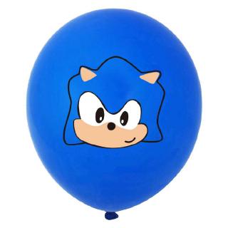 10pcs Set 12 Inch Latex Balloon Sonic The Hedgehog Theme Party Little Hedgehog Balloon Toy Anime Animal Image Decoration Balloon Shopee Malaysia - new 10pcs set 12inch game roblox latex balloons kids model toy