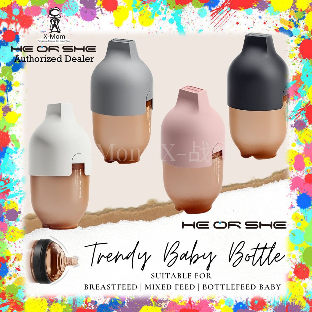 Buy Best Baby Bottle He Or She New Classic Ultra Wide Neck Baby Bottle Heorshe Antibacterial Feeding Bottle Xmomstore Seetracker Malaysia