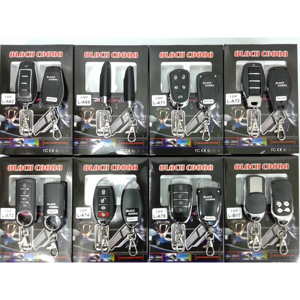 Black Cobra Car Alarm System 10P 10PIN 10 PIN Shopee