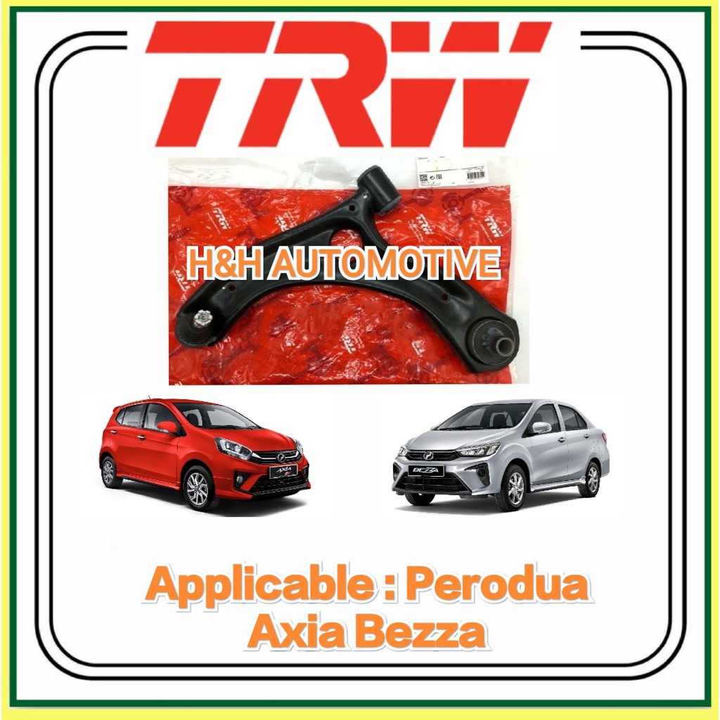 Trw Front Lower Control Arm For Perodua Axia Bezza Shopee Malaysia