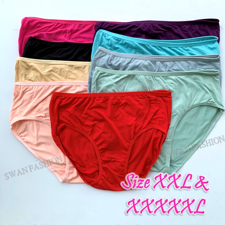 [Malaysia Ready stock️] S0028 Plus size XXL 5XL ladies panties female