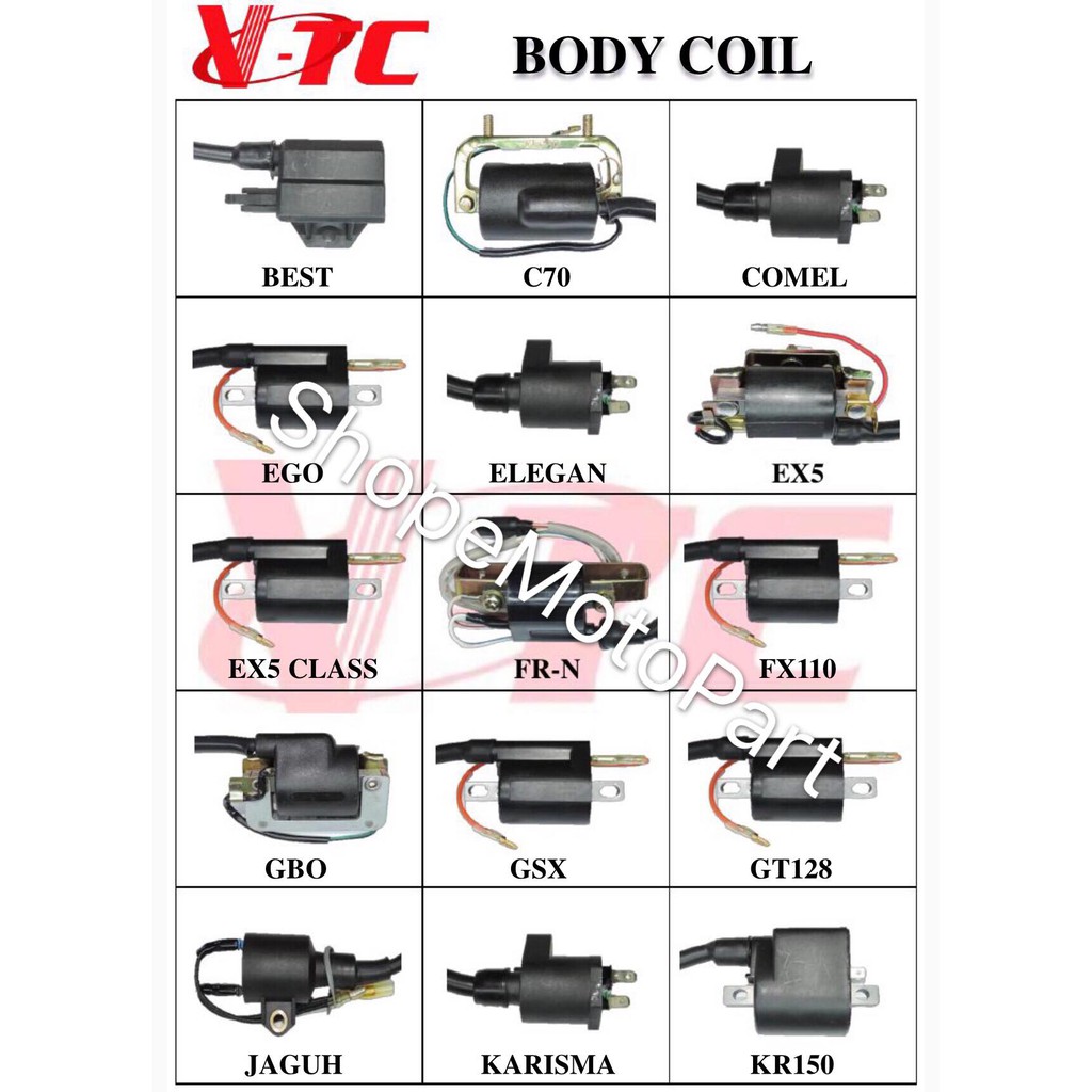 HONDA EX5 DREAM HP HIPOWER STD COIL PLUG COIL IGNITION COIL BODY 