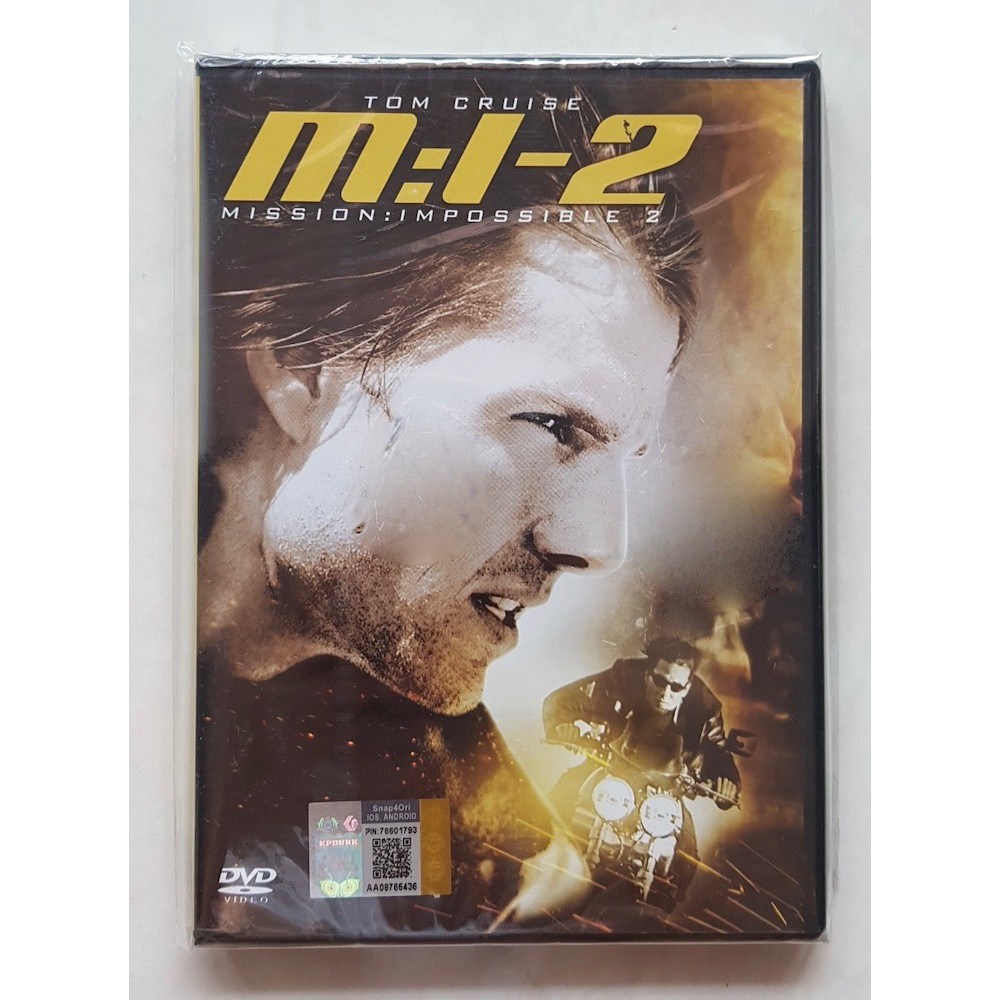 Mission: Impossible 2 (2000) DVD Mission Impossible 2 不可能的任务 TOM CRUISE Movie
