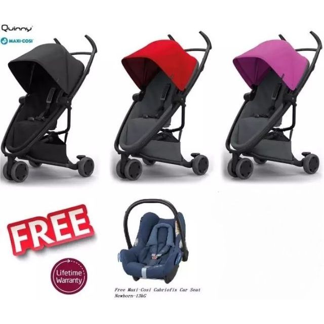 quinny stroller and carseat combo