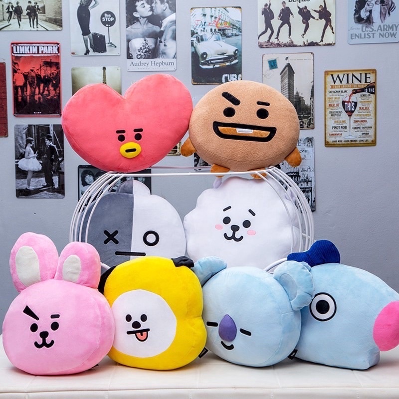 BT21 plush toy bt21 stuffed toy bt21 bear kpop stuff BTS cushion army ...