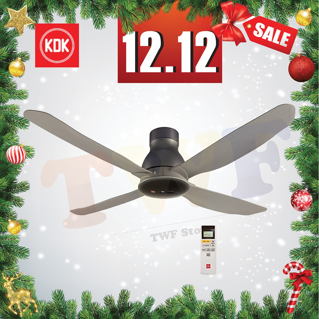 KDK Ceiling Fan (140cm/56”) K14ZW SENSA 4 Shopee Malaysia