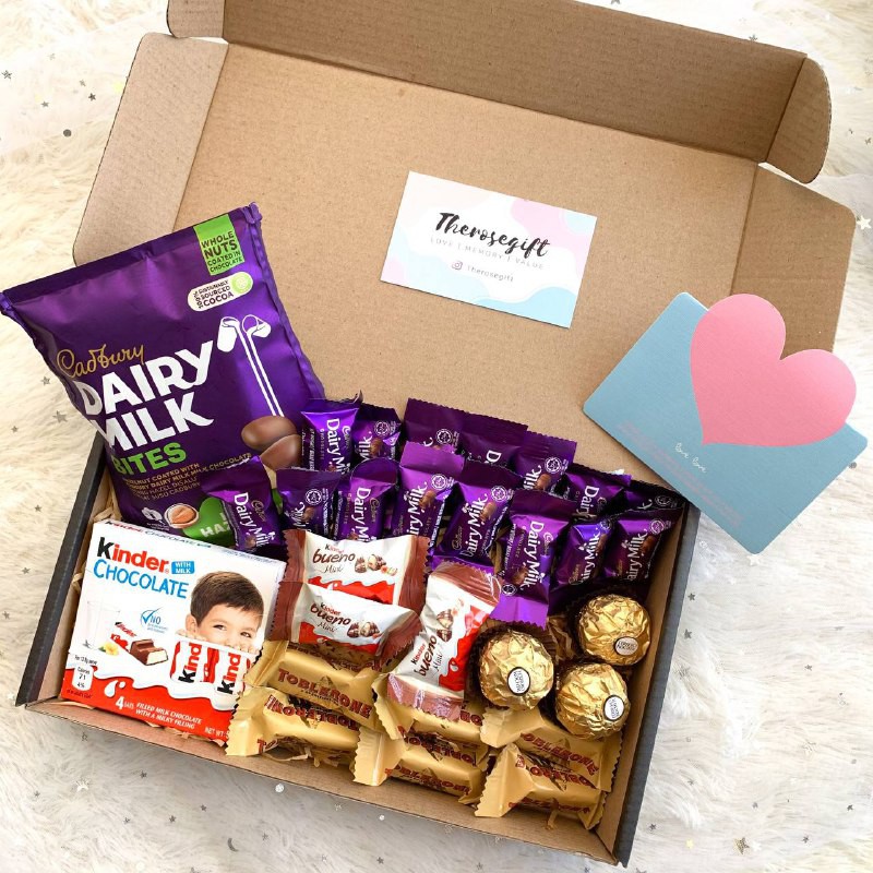 Ready Stock Rm50 Chocolate Gift Box Surprise Box Gift Set Kotak Hadiah Coklat Murah Shopee Malaysia