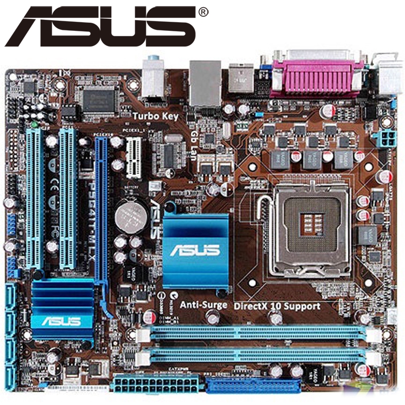 Free shipping】Asus P5G41T-M LX Desktop G41 Motherboard Socket LGA ...
