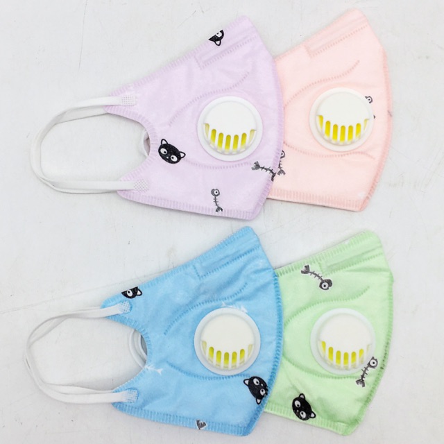 FACE MASK CHILDREN & KIDS N95 & PM2.5 with valve / prevent influenza
