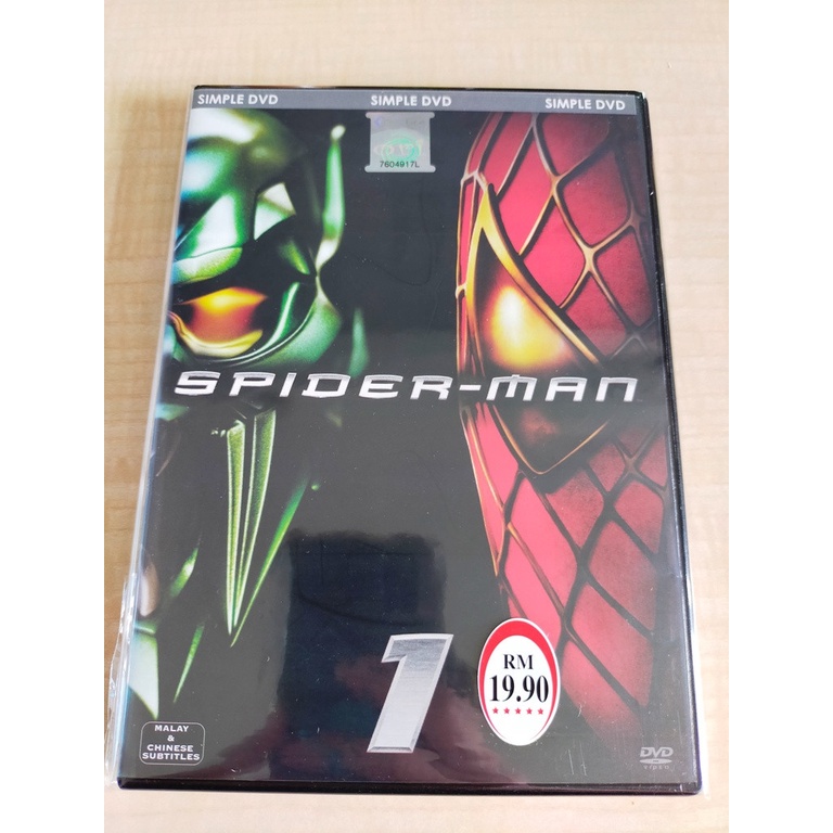 English Movie Spider Man 1 Dvd 02 Film Subtitle Chinese Malay Shopee Malaysia