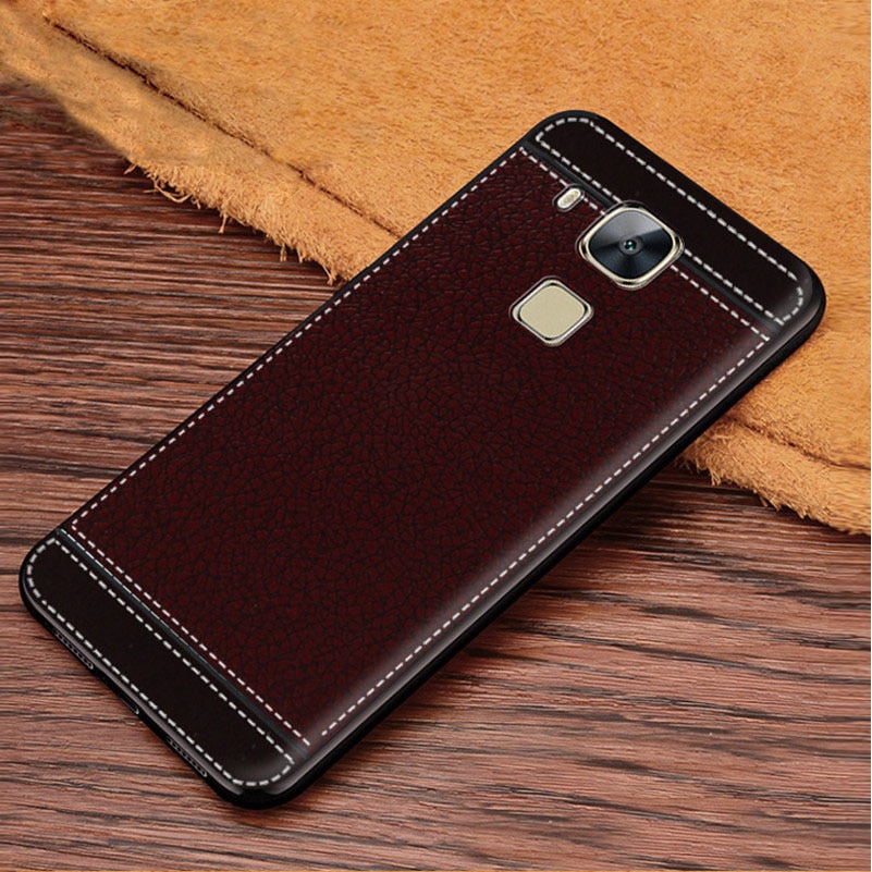 voorstel rem lekkage Leather Texture Soft TPU Silicone Case For Huawei GX8 GX8 G8 G 8 Rio L01  L02 L03 | Shopee Malaysia