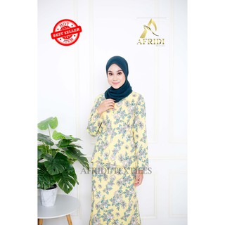  Baju  Kurung  Jelita English Cotton  Printed ENJ08 By Afridi 