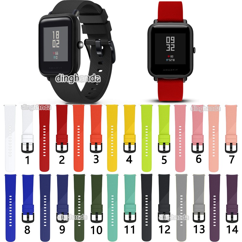 Silicone Strap Band For Huami Amazfit Bip Lite Bip S Shopee Malaysia