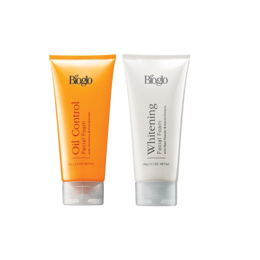bioglo whitening facial foam
