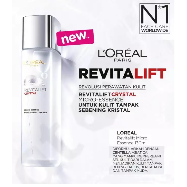 L Oreal Paris Revitalift Crystal Micro Essence 65ml Shopee Malaysia