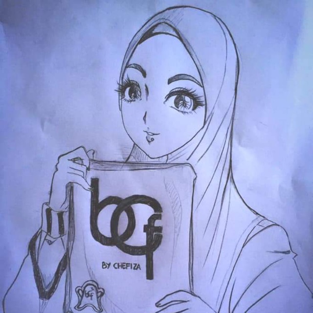 Cara Cara Melukis Orang Bertudung - How To Draw Anime Girl With Hoodie ...