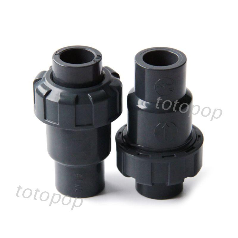 Specification : DN20 qfkj Plumbing Valve PVC Pipe Fittings Check Valve Plumbing System Fittings 20mm 25mm 32mm Industry 