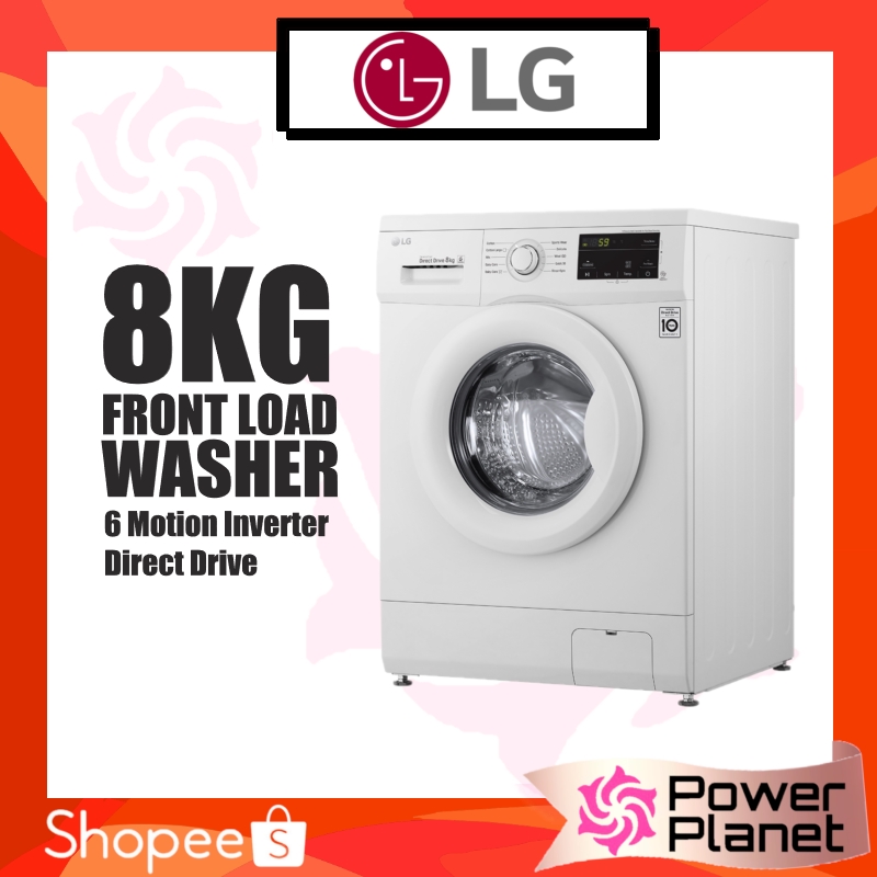 Lg Washer Wd Md8000wm 8kg 6 Motion Inverter Direct Drive Washing Machine Wdmd8000wm Washer Mesin Basuh 洗衣机 Shopee Malaysia