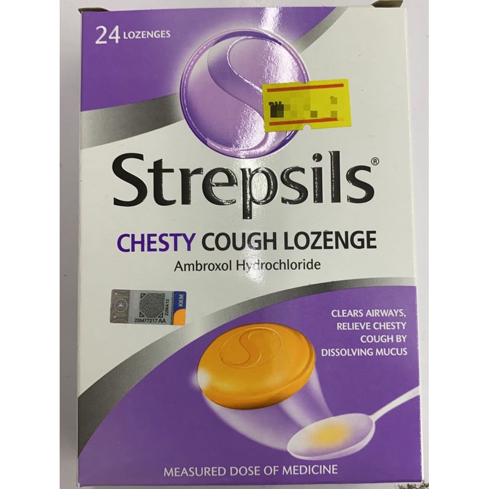 STREPSILS CHESTY COUGH LOZENGE 1 BOX 24's LOZENGES Shopee Malaysia