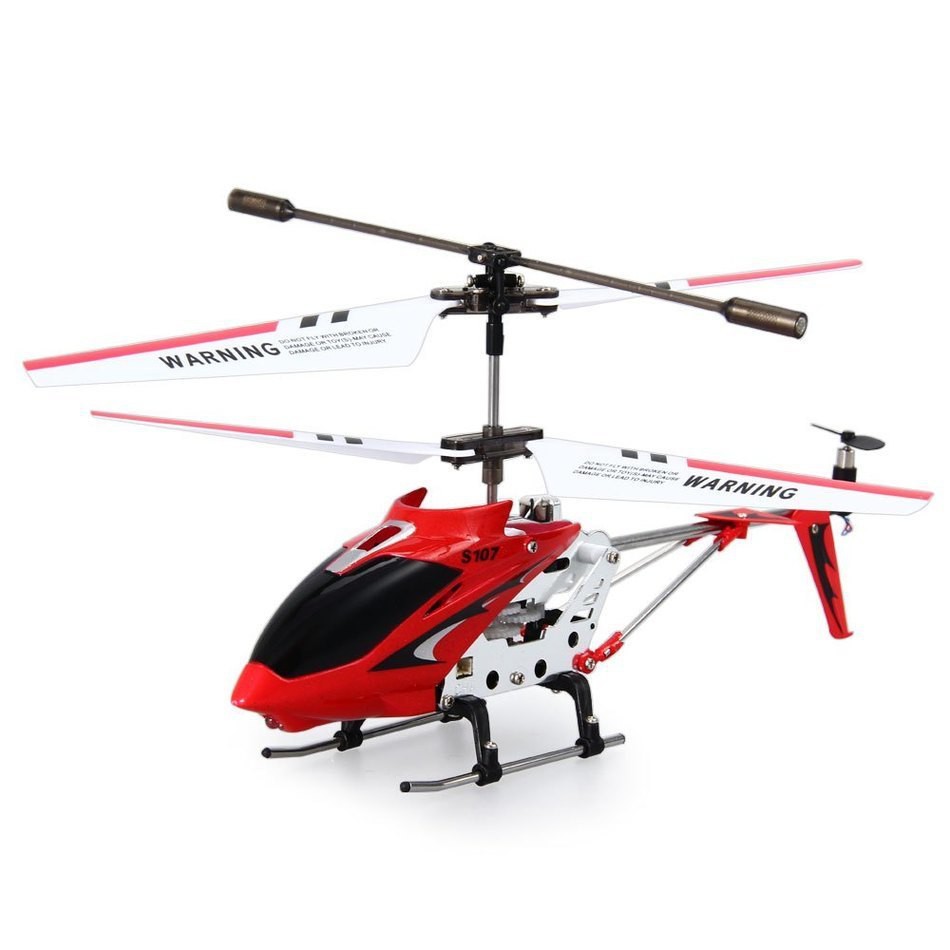 Syma 3 Channel S107G Mini Metal Indoor Co-Axial RC Helicopter w/ Gyro ...