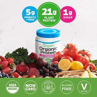 [Free Shipping] Orgain Organic Protein (+50 Superfoods Protein Powder 2 ...