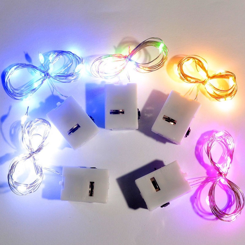 LED Small Lantern Flashing Light Three-Function Fairy Tale Gift Box Electronic Copper Wire String