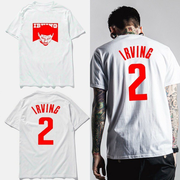 kyrie irving short sleeve jersey