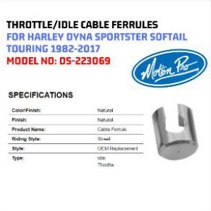 harley davidson throttle cable ferrule