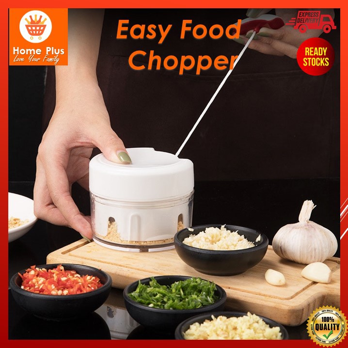 Manual Food Chopper Processor Garlic Cutter Fruit Slicer Meat Cutter