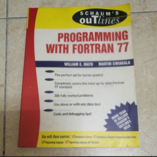 Schaum outline of programming with fortran 77 pdf download